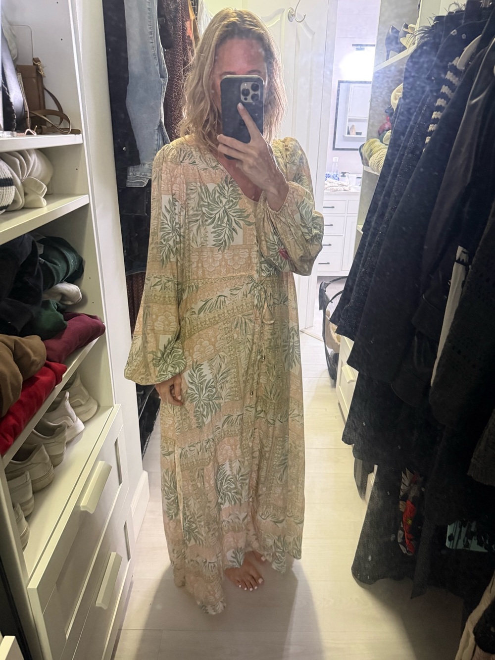 Kivari Maxi Dress Size 8 **FLAW - Picture 3 of 10